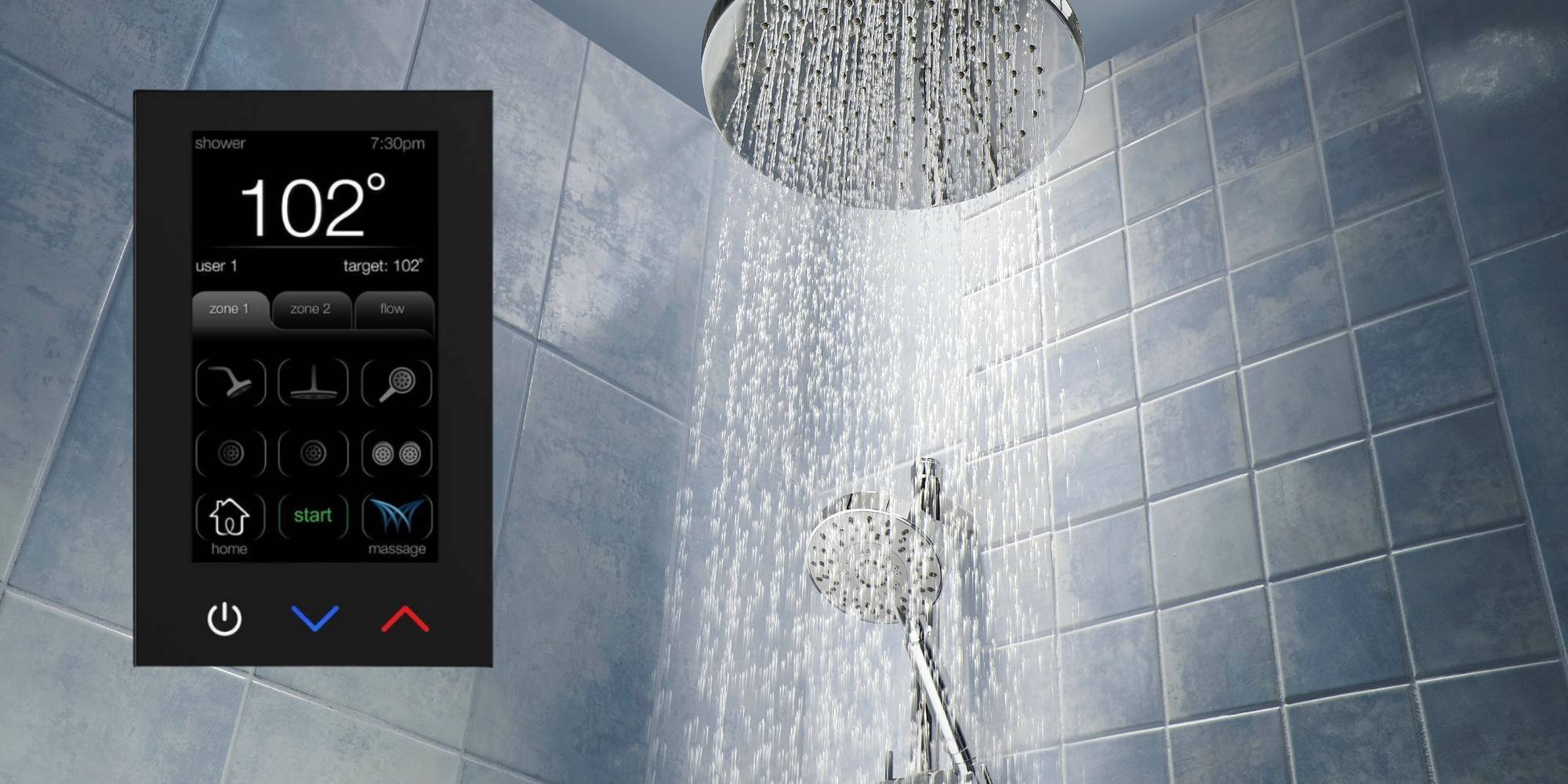 Smart shower bathroom remodel in San Antonio