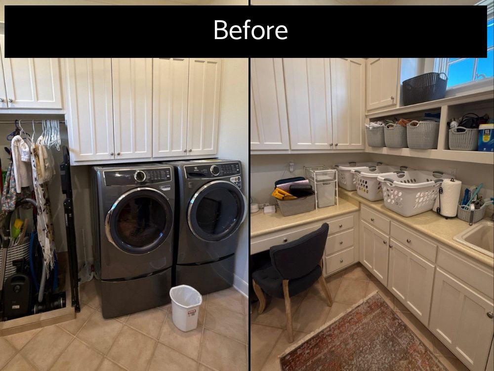 Photos of before the customers laundry room was remodeled by WCC in Alamo Heights Photos of before the customers laundry room was remodeled by WCC in Alamo Heights